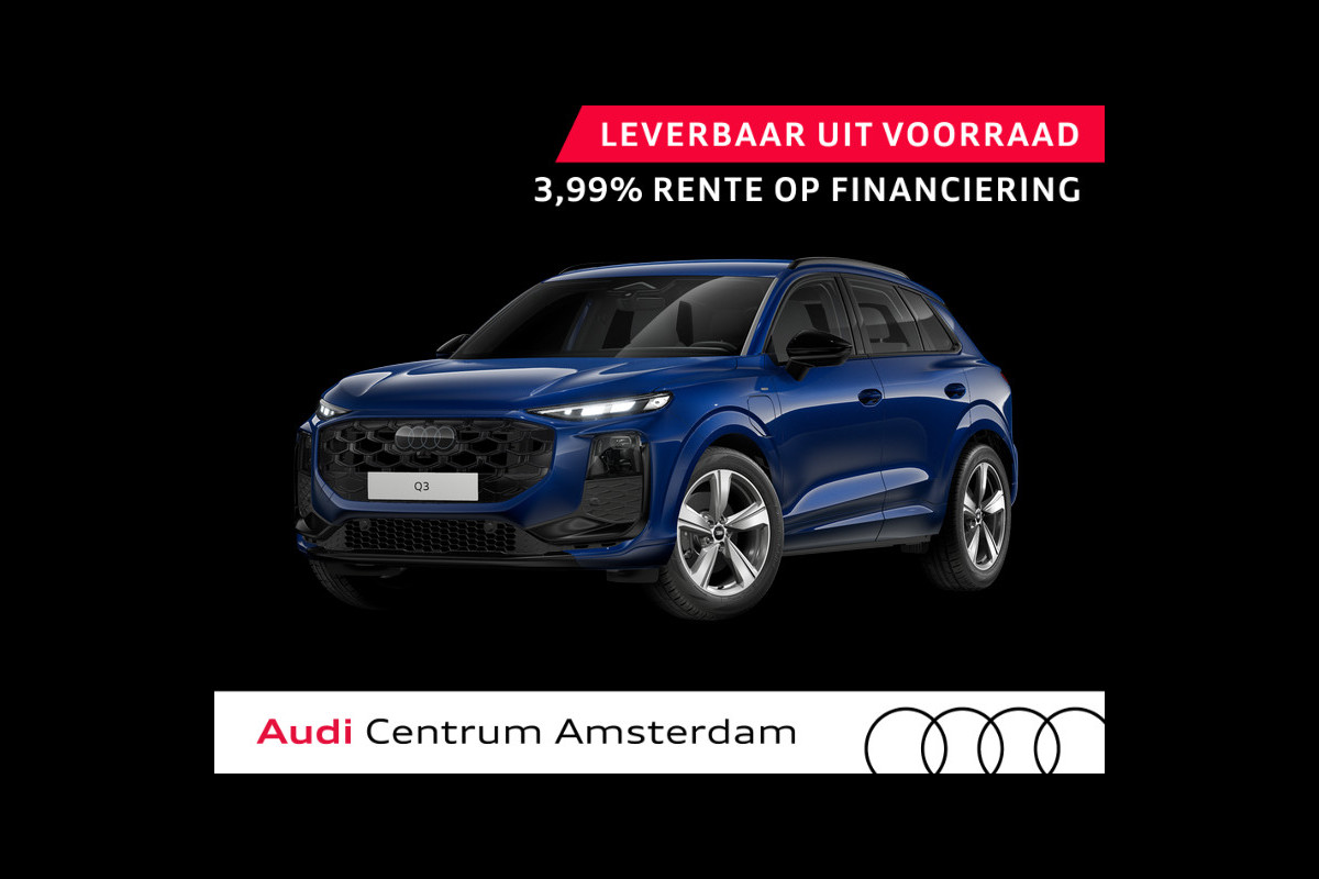 Audi Q3 S edition e-hybrid 272 pk | Optiekpakket zwart-glanzend | Funktioneel pakket 2 | Privacy glas |