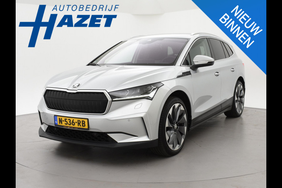 Škoda ENYAQ iV 80 204 PK + 21 INCH | AFN. TREKHAAK | STUUR/STOELVERW. | ADAPTIVE CRUISE | STANDKACHEL