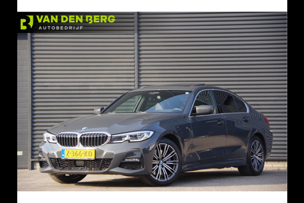 BMW 3-serie 330e M-SPORT SCHUIFDAK, INDIVIDUAL LEDER, LASER, HUD, HARMAN/KARDON, ADAPT. CRUISE, SPORTSTOELEN, DRAVIT GRAU