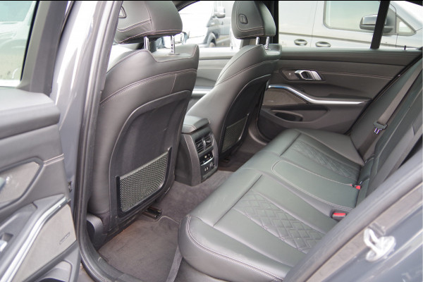 BMW 3-serie 330e M-SPORT SCHUIFDAK, INDIVIDUAL LEDER, LASER, HUD, HARMAN/KARDON, ADAPT. CRUISE, SPORTSTOELEN, DRAVIT GRAU