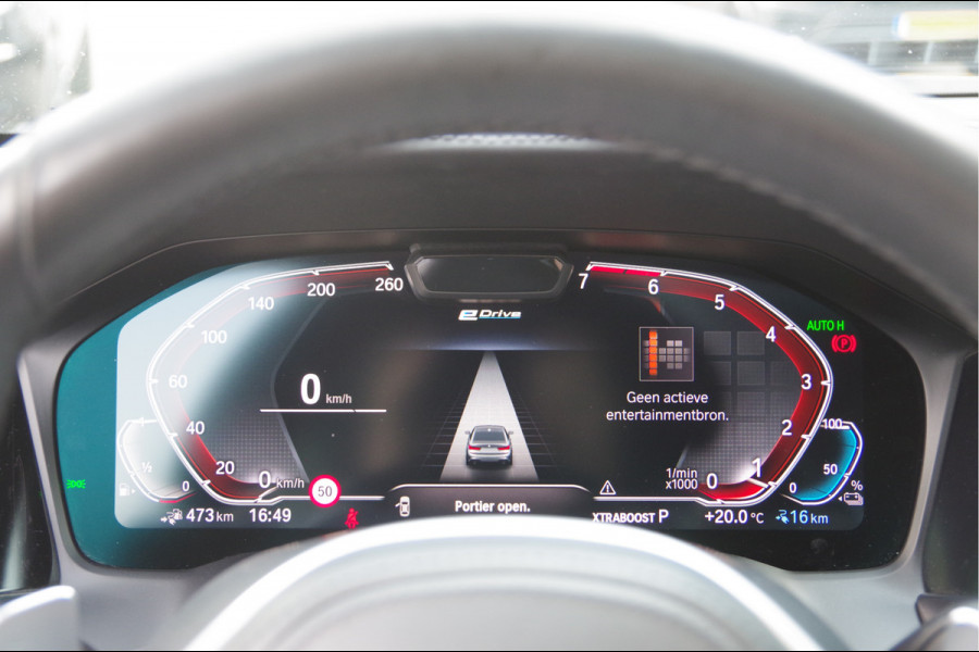 BMW 3-serie 330e M-SPORT SCHUIFDAK, INDIVIDUAL LEDER, LASER, HUD, HARMAN/KARDON, ADAPT. CRUISE, SPORTSTOELEN, DRAVIT GRAU