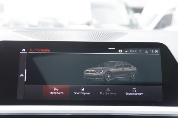 BMW 3-serie 330e M-SPORT SCHUIFDAK, INDIVIDUAL LEDER, LASER, HUD, HARMAN/KARDON, ADAPT. CRUISE, SPORTSTOELEN, DRAVIT GRAU