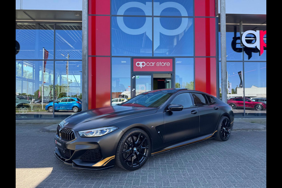 BMW 8 Serie Gran Coupé M850i xDrive High Executive Golden Thunder Edition Vol | Panorama | Bower & Wilkins |3D Camera | Softclose
