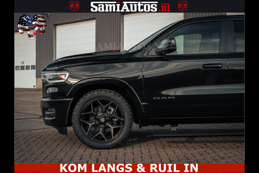 Dodge Ram Limited Night H.O 540HP 706Nm | Massage + Full Option | De Meest Luxe en Volle Pick-Up in zijn Klasse | Comfortabele Dubbele Cabine met Royale 5 Zitplaatsen | BPM vrij | Nu Leverbaar uit Voorraad | Voorraad Nr 2328 -  5157