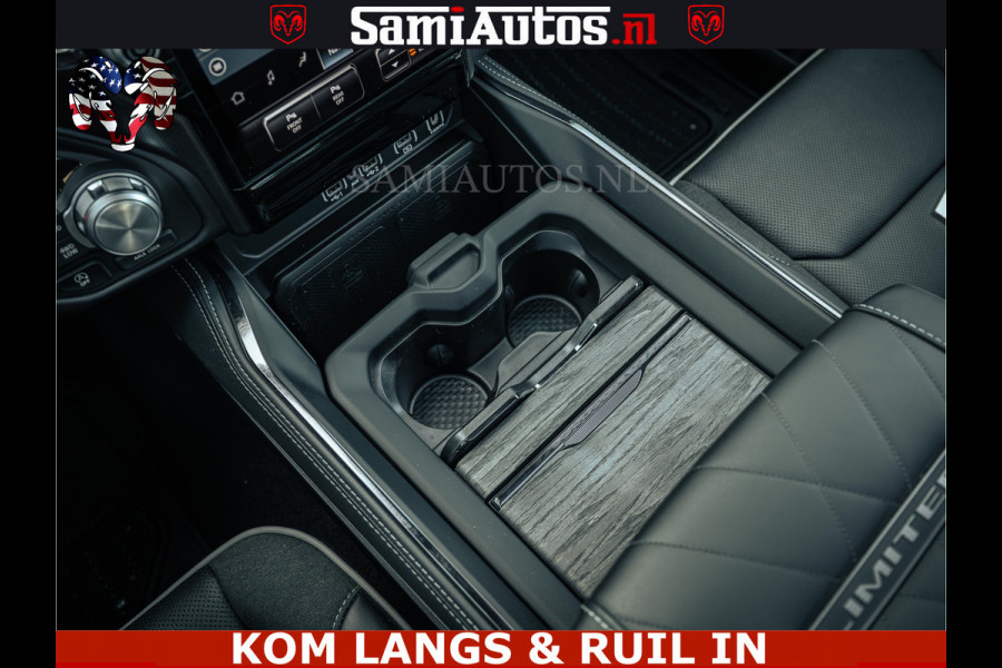 Dodge Ram Limited Night H.O 540HP 706Nm | Massage + Full Option | De Meest Luxe en Volle Pick-Up in zijn Klasse | Comfortabele Dubbele Cabine met Royale 5 Zitplaatsen | BPM vrij | Nu Leverbaar uit Voorraad | Voorraad Nr 2328 -  5157