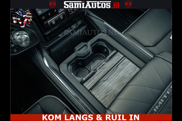 Dodge Ram Limited Night H.O 540HP 706Nm | Massage + Full Option | De Meest Luxe en Volle Pick-Up in zijn Klasse | Comfortabele Dubbele Cabine met Royale 5 Zitplaatsen | BPM vrij | Nu Leverbaar uit Voorraad | Voorraad Nr 2328 -  5157