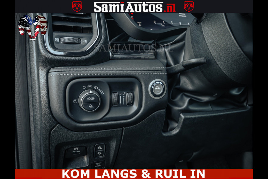 Dodge Ram Limited Night H.O 540HP 706Nm | Massage + Full Option | De Meest Luxe en Volle Pick-Up in zijn Klasse | Comfortabele Dubbele Cabine met Royale 5 Zitplaatsen | BPM vrij | Nu Leverbaar uit Voorraad | Voorraad Nr 2328 -  5157