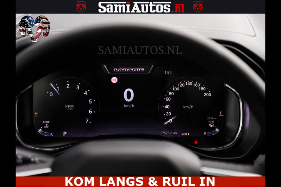 Dodge Ram NIGHT PREMIUM | 426PK | STRIPING | LUCHTVERING | HUD | PANO | 360 CAM | Full Option | LIMITED WHEELS | De Meest Luxe Pick-Up in  Comfortabele Dubbele Cabine met Royale 5 Zitplaatsen | EERSTE EIGENAAR | SMOKE PACK | BOM VOL |