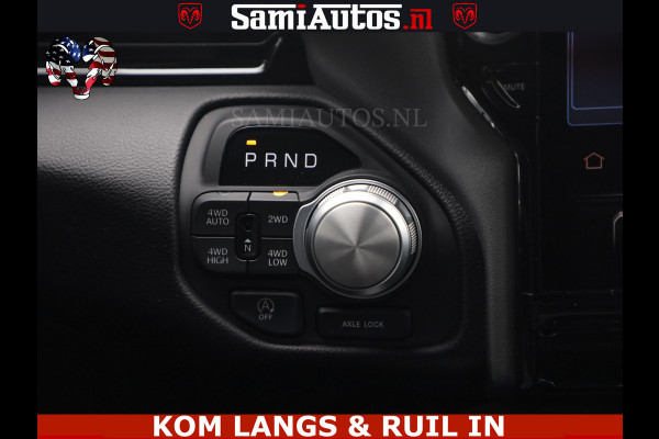 Dodge Ram NIGHT PREMIUM | 426PK | STRIPING | LUCHTVERING | HUD | PANO | 360 CAM | Full Option | LIMITED WHEELS | De Meest Luxe Pick-Up in  Comfortabele Dubbele Cabine met Royale 5 Zitplaatsen | EERSTE EIGENAAR | SMOKE PACK | BOM VOL |