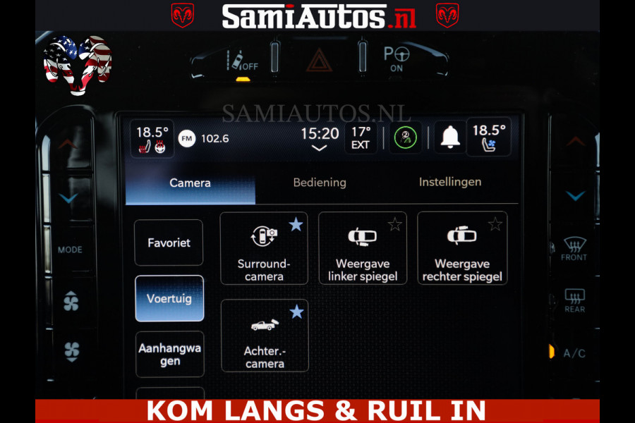 Dodge Ram BLACK OPS LIMITED 5.7 V8 4x4 | HUD | LUCHTVERING | BOM VOL | CREW CAB | DUBBELE CABINE | 5 PERSOONS | DC |