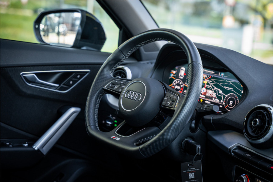 Audi Q2 35 TFSI S-line ** Virtual Cockpit ** 18" S-Design velgen ** Stoelverwarming ** Carplay ** LED ** Automaat