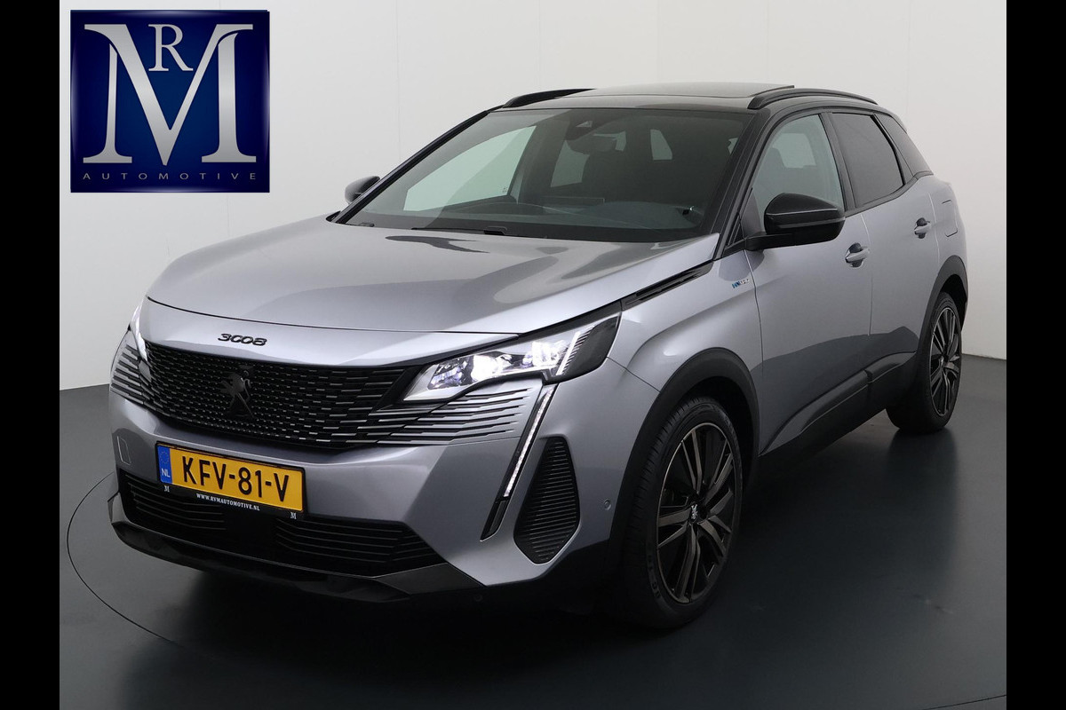 Peugeot 3008 1.6 HYbrid 225 GT Pack Business | BOMVOL!! | PANO | ELEK. ACHTERKLEP | STOELVERWARMING | APPLECARPLAY | RIJKLAAR MET 12 MND BOVAG GARANTIE | ACHTERUITRIJ CAMERA | ADAP. CRUISE | DODE HOEK |