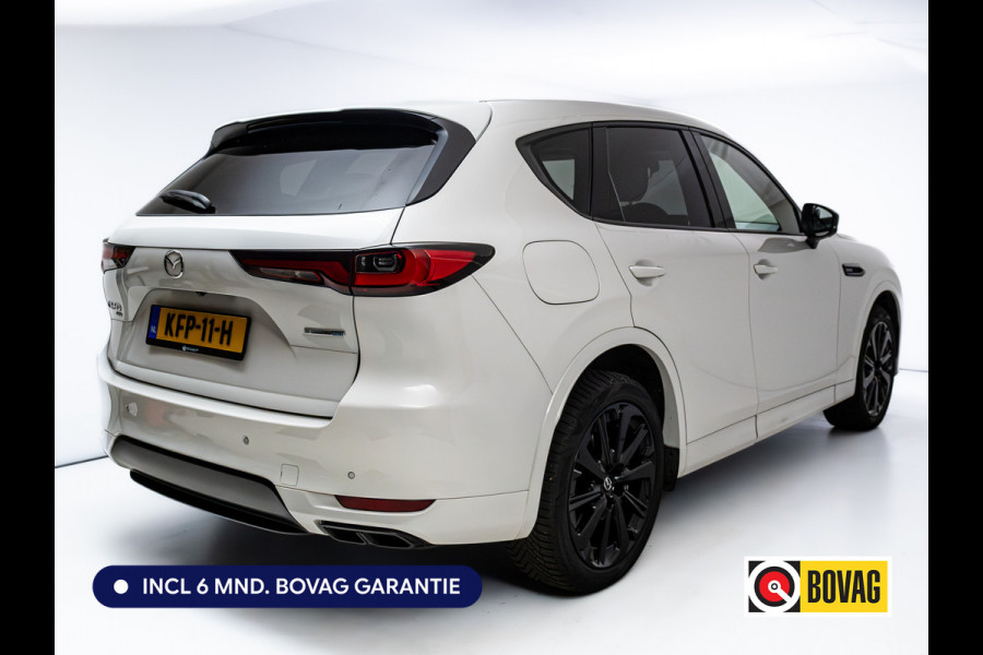 Mazda CX-60 2.5 e-SkyActiv PHEV Takumi | Panoramadak | Elec. trekhaak | Navigatie | 360 Camera | Elec. achterklep | Stoel- & stuurverw. | BOSE audio,  Draadloze telefoonlader