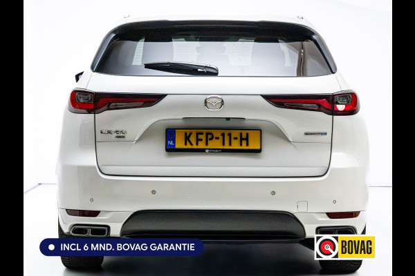Mazda CX-60 2.5 e-SkyActiv PHEV Takumi | Panoramadak | Elec. trekhaak | Navigatie | 360 Camera | Elec. achterklep | Stoel- & stuurverw. | BOSE audio,  Draadloze telefoonlader