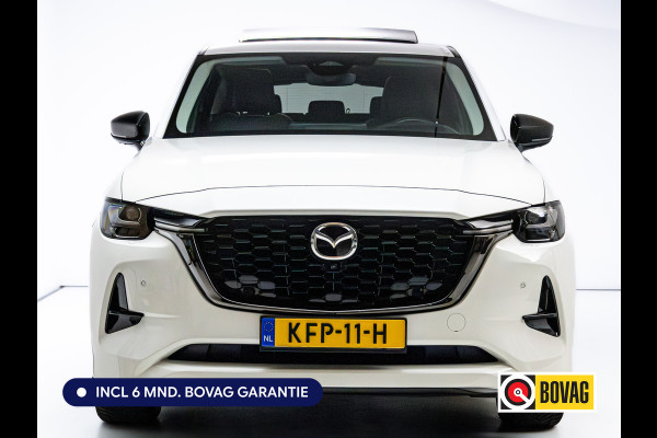 Mazda CX-60 2.5 e-SkyActiv PHEV Takumi | Panoramadak | Elec. trekhaak | Navigatie | 360 Camera | Elec. achterklep | Stoel- & stuurverw. | BOSE audio,  Draadloze telefoonlader
