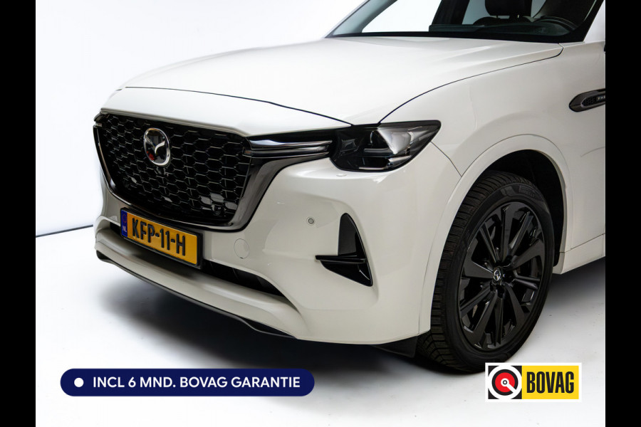 Mazda CX-60 2.5 e-SkyActiv PHEV Takumi | Panoramadak | Elec. trekhaak | Navigatie | 360 Camera | Elec. achterklep | Stoel- & stuurverw. | BOSE audio,  Draadloze telefoonlader