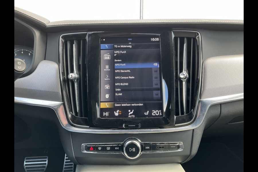 Volvo V90 B4 Ultimate Dark Leer Memory Camera Carplay Stoel/Stuurverw Trekhaak NL-Auto Uitstraling!