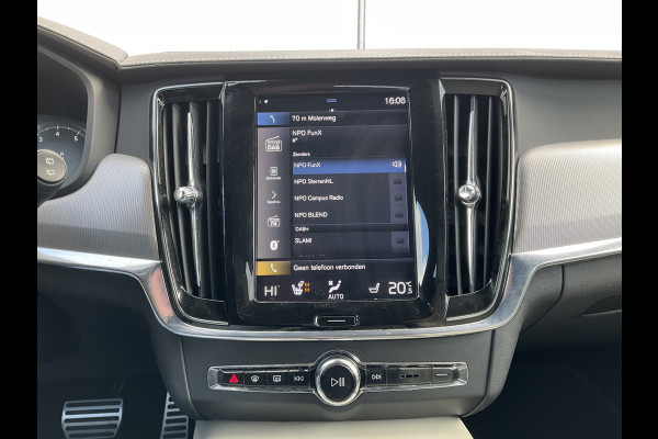 Volvo V90 B4 Ultimate Dark Leer Memory Camera Carplay Stoel/Stuurverw Trekhaak NL-Auto Uitstraling!
