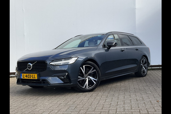 Volvo V90 B4 Ultimate Dark Leer Memory Camera Carplay Stoel/Stuurverw Trekhaak NL-Auto Uitstraling!