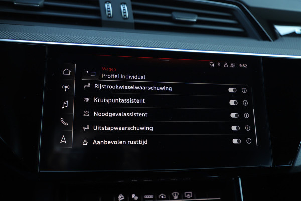 Audi e-tron Sportback S quattro 95 kWh | 503PK | Luchtvering | Head-up | Pano | Keyless-go | Sfeerverlichting | S-Stoelen | B&O | 2021.