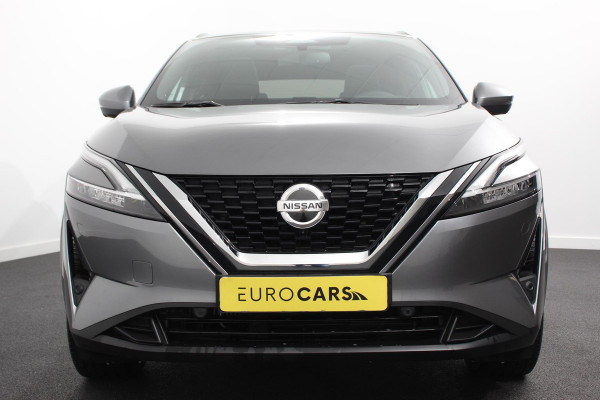 Nissan QASHQAI 1.3 MHEV DIG-T 158pk Xtronic Tekna+ Navigatie Apple Carplay/Android Auto Parkeersensoren 360 camera Adaptive cruise control Elektrisch panoramadak achterklep en bestuurderstoel Stoel-en stuurverwarming