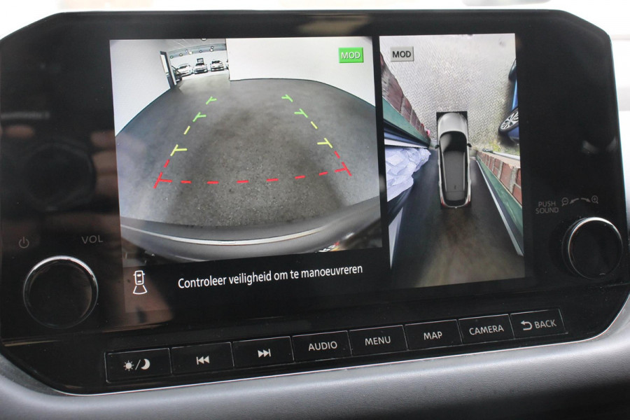 Nissan QASHQAI 1.3 MHEV DIG-T 158pk Xtronic Tekna+ Navigatie Apple Carplay/Android Auto Parkeersensoren 360 camera Adaptive cruise control Elektrisch panoramadak achterklep en bestuurderstoel Stoel-en stuurverwarming