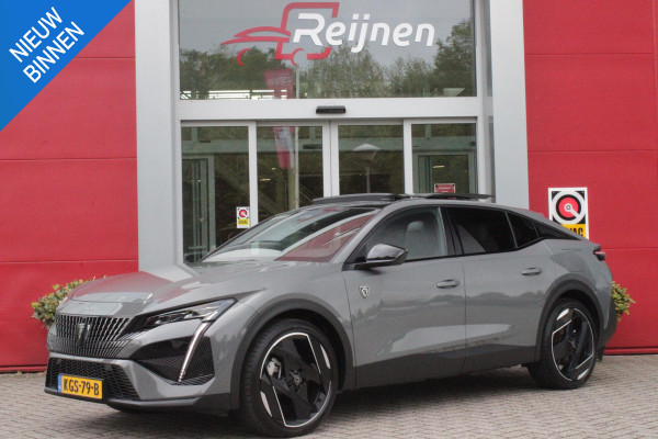 Peugeot 408 1.6 HYbrid 225PK EAT8 GT | PANORAMA SCHUIF/KANTEL DAK | FOCAL PREMIUM AUDIO SYSTEM | STUUR VERWARMING | SFEER VERLICHTING | 20" LICHTMETALEN VELGEN | ELEKTRISCH BEDIENBARE ACHTERKLEP | LED MATRIX KOPLAMPEN | 360° CAMERA | PARKEERSENSOREN VOOR + ACHTER | DRAADLOZE TELEFOONLADER | DRAADLOZE APPLE CARPLAY/ANDROID AUTO | NAVIGATIE | DODEHOEK DETECTIE | ADAPTIVE CRUISE CONTROL |
