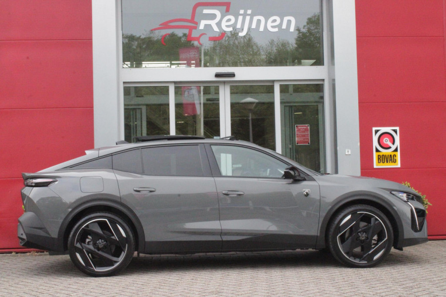 Peugeot 408 1.6 HYbrid 225PK EAT8 GT | PANORAMA SCHUIF/KANTEL DAK | FOCAL PREMIUM AUDIO SYSTEM | STUUR VERWARMING | SFEER VERLICHTING | 20" LICHTMETALEN VELGEN | ELEKTRISCH BEDIENBARE ACHTERKLEP | LED MATRIX KOPLAMPEN | 360° CAMERA | PARKEERSENSOREN VOOR + ACHTER | DRAADLOZE TELEFOONLADER | DRAADLOZE APPLE CARPLAY/ANDROID AUTO | NAVIGATIE | DODEHOEK DETECTIE | ADAPTIVE CRUISE CONTROL |