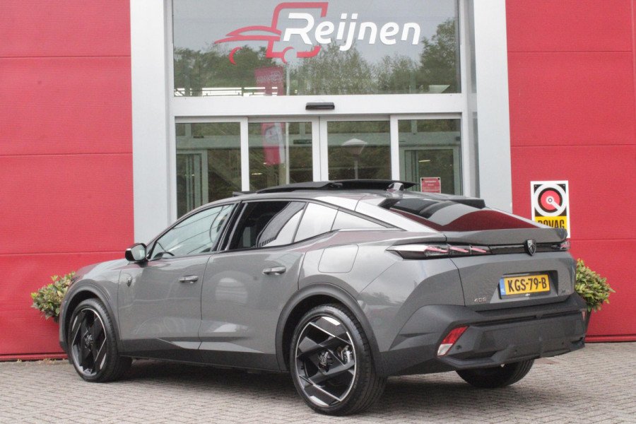 Peugeot 408 1.6 HYbrid 225PK EAT8 GT | PANORAMA SCHUIF/KANTEL DAK | FOCAL PREMIUM AUDIO SYSTEM | STUUR VERWARMING | SFEER VERLICHTING | 20" LICHTMETALEN VELGEN | ELEKTRISCH BEDIENBARE ACHTERKLEP | LED MATRIX KOPLAMPEN | 360° CAMERA | PARKEERSENSOREN VOOR + ACHTER | DRAADLOZE TELEFOONLADER | DRAADLOZE APPLE CARPLAY/ANDROID AUTO | NAVIGATIE | DODEHOEK DETECTIE | ADAPTIVE CRUISE CONTROL |