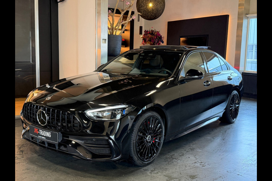 Mercedes-Benz C-Klasse 300 E AMG Full option 2023 garantie Pano Memory Burmester 360Cam