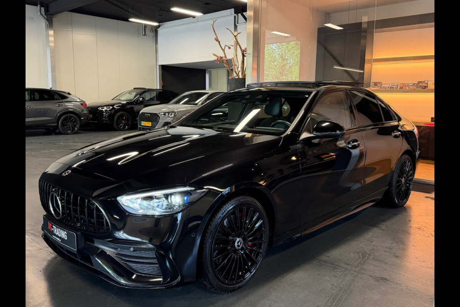 Mercedes-Benz C-Klasse 300 E AMG Full option 2023 garantie Pano Memory Burmester 360Cam