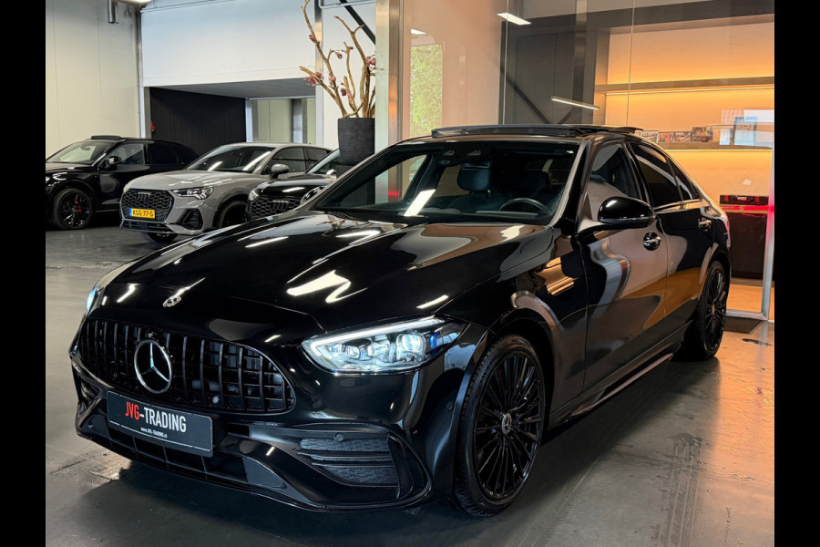 Mercedes-Benz C-Klasse 300 E AMG Full option 2023 garantie Pano Memory Burmester 360Cam