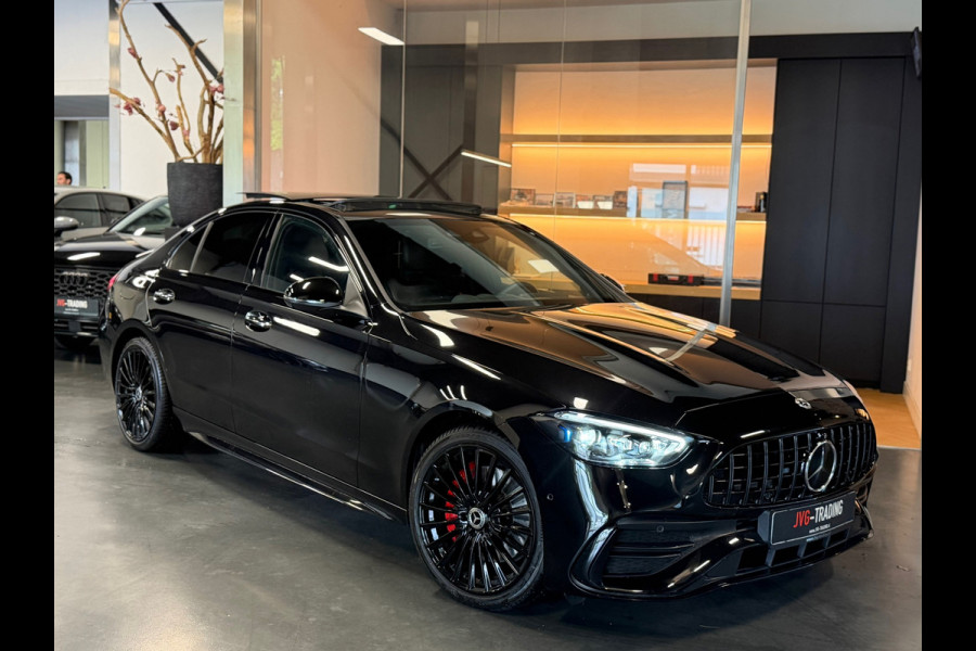 Mercedes-Benz C-Klasse 300 E AMG Full option 2023 garantie Pano Memory Burmester 360Cam