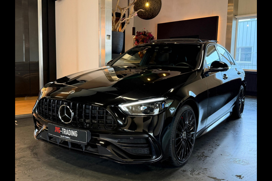 Mercedes-Benz C-Klasse 300 E AMG Full option 2023 garantie Pano Memory Burmester 360Cam