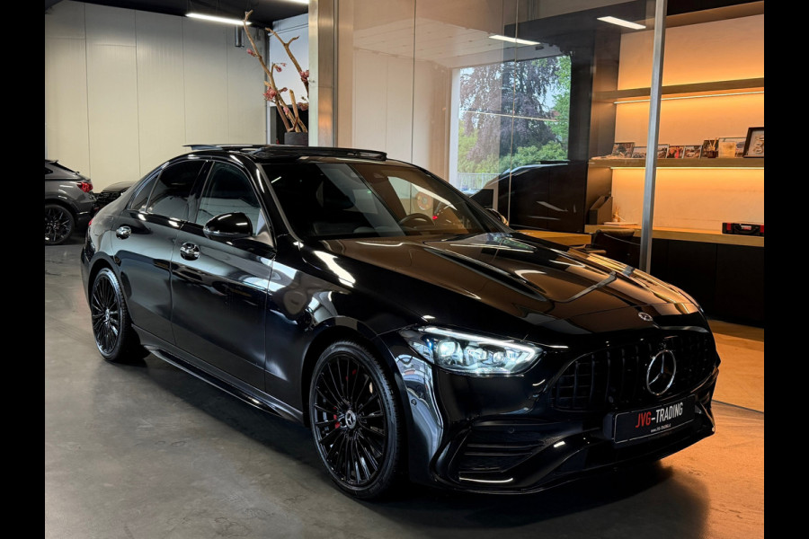 Mercedes-Benz C-Klasse 300 E AMG Full option 2023 garantie Pano Memory Burmester 360Cam