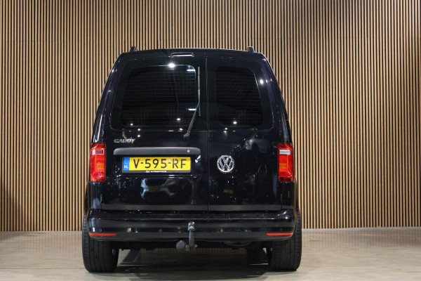 Volkswagen Caddy 2.0 TDI Highline 185 PK | MF Stuur | Trekhaak | PDC | Airco | Elek ramen | Treeplanken | Nieuwe APK | NAP Logisch | Euro 6