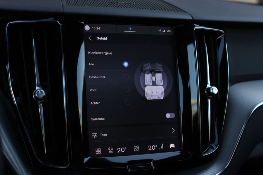 Volvo XC60 2.0 T6 Plug-in hybrid AWD Plus Dark *Pano*H/K*Trekhaak*Leder*
