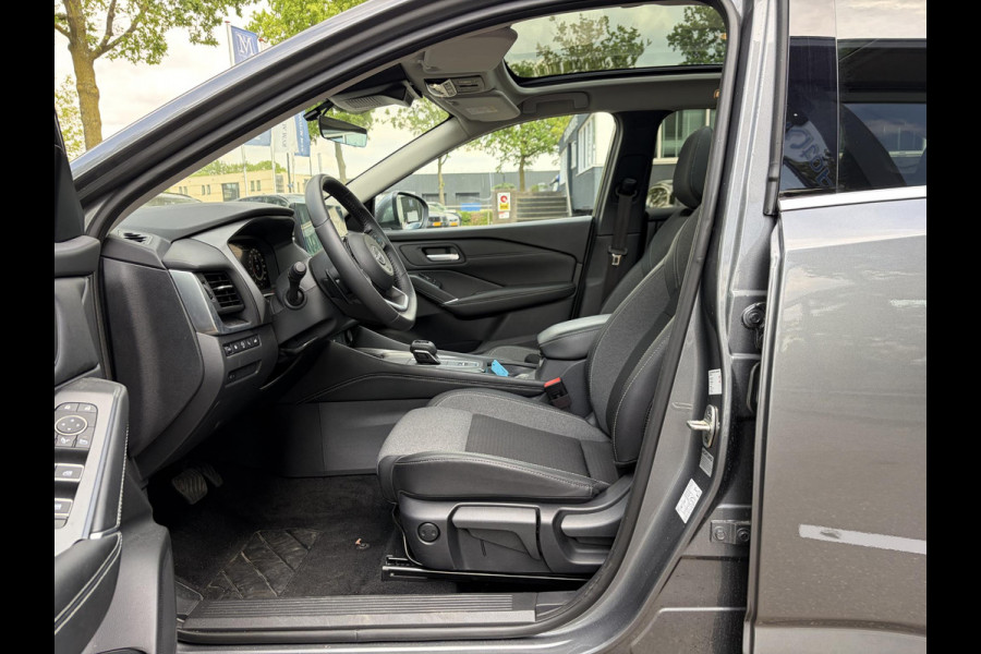 Nissan QASHQAI 1.3 MHEV Xtronic N-Connecta FABRIEKSGARANTIE| STOEL + STUURVERWARMING| VOORRUITVERWARMING| ELEKTRISCHE ACHTERKLEP| HEAD-UP DISPLAY| PANORAMADAK| ADAPTIVE CRUISE CONTROL| DODE HOEK SENSOR| 360 CAMERA|