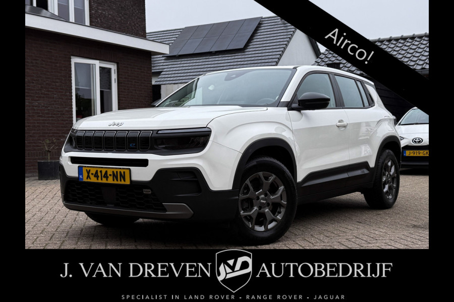 Jeep Avenger Longitude 54 kWh - SOH 96,94%, Warmtepomp, Airco, Navi, Isofix, Keyless, LED, 18DKM!