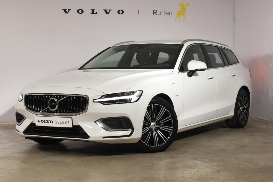 Volvo V60 T6 340PK Automaat Plug-in Hybrid AWD Inscription / Navigatie / Elektrisch verstelbare stoelen met geheugen / Leren bekleding / Elektrische achterklep / Cruise control / Parkeersensoren
