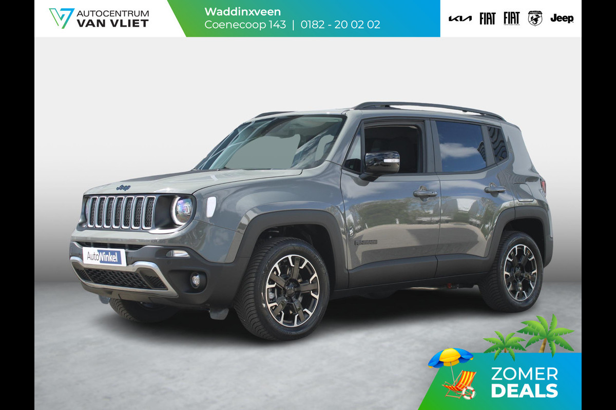 Jeep Renegade 4xe 240 Plug-in Hybrid Electric New Upland | Clima | Apple Carplay | Dakrails | Priv. Glass | LED | Navi | 17" | PDC | Sting Grey