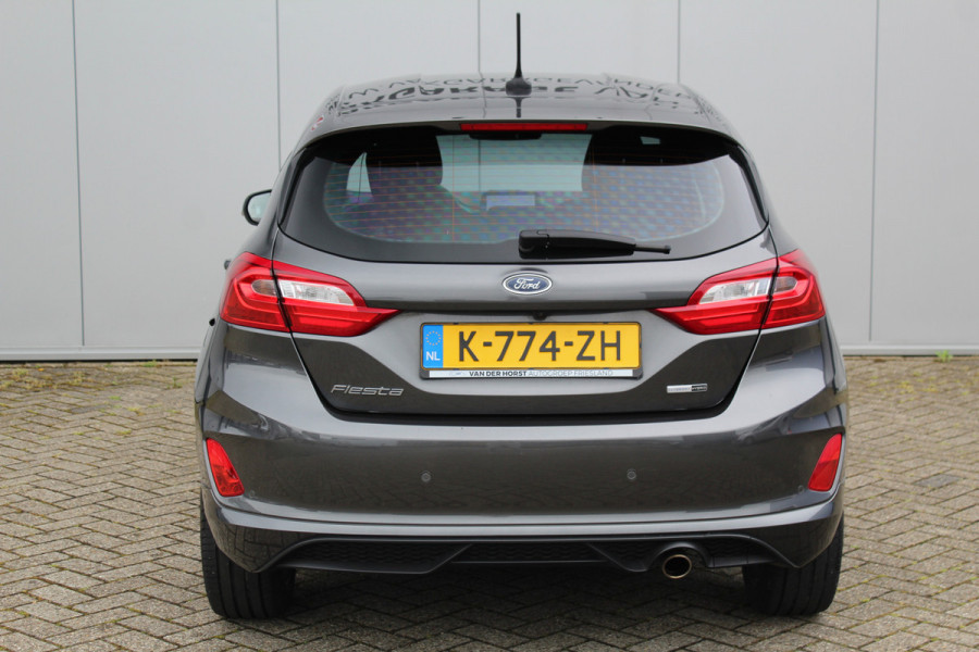 Ford Fiesta 1.0 EcoBoost Hybrid ST-Line X Luxe, sportieve en goed onderhouden Fiesta ! Autm. airco, Cruise control, Lane assist, 17" Lmv, Parkeersensoren Achter, Metallic lak, Navigatie by Apple/Android, LED verlichting etc