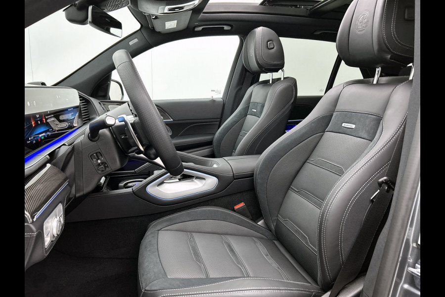 Mercedes-Benz GLE AMG 53 Hybrid 4MATIC+ Night Edition Premium Plus | Winterpakket | Sierelementen AMG carbon | MAGIC VISION CONTROL | Panoramaschuifdak | Trekhaak | Verlichte treeplanken | 22 inch kruisspaaks lichtmetalen AMG-velgen | 360° camera |