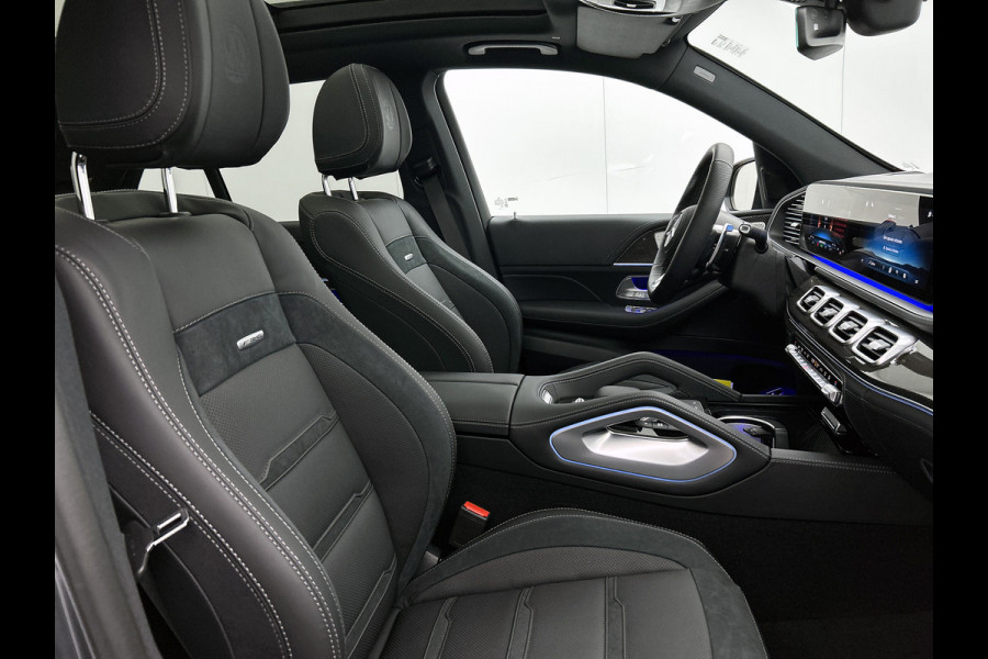 Mercedes-Benz GLE AMG 53 Hybrid 4MATIC+ Night Edition Premium Plus | Winterpakket | Sierelementen AMG carbon | MAGIC VISION CONTROL | Panoramaschuifdak | Trekhaak | Verlichte treeplanken | 22 inch kruisspaaks lichtmetalen AMG-velgen | 360° camera |