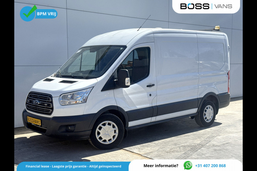 Ford Transit 2.0 TDCI 130PK L2H2 Airco Cruise Control Parkeersensoren Stoelverwarming Zwaailampen Kastwand Inbouw