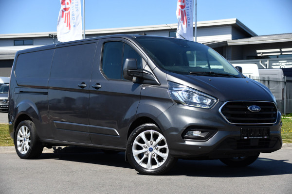 Ford Transit Custom 300 2.0 TDCI L2H1 Limited Camera, Cruise, Carplay, 2 x Schuifdeur, Trekhaak, 130pk, Stoelverwarming, Multimedia, Uniek!