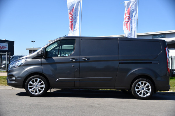 Ford Transit Custom 300 2.0 TDCI L2H1 Limited Camera, Cruise, Carplay, 2 x Schuifdeur, Trekhaak, 130pk, Stoelverwarming, Multimedia, Uniek!