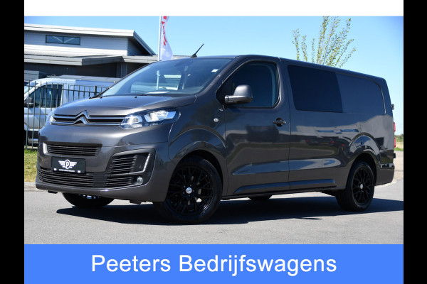 Citroën Jumpy 2.0 BlueHDI 120 L3 PB Edition Cruise, Carplay, Sensoren, 120pk, Automaat, Multimedia, Trekhaak, 6 zits, Uniek!