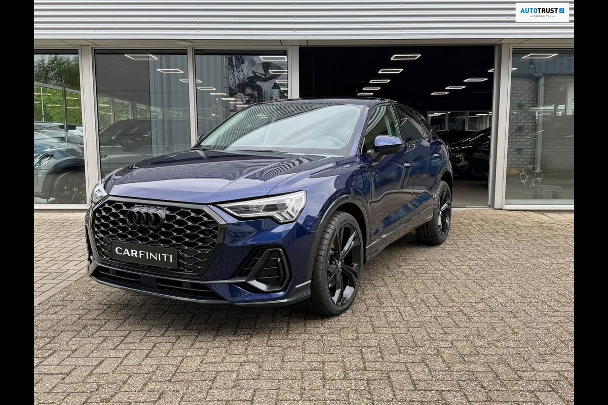 Audi Q3 Sportback 45 TFSI e S Edition 245 Pk | Navigatie | Voll Leder | ACC | Clima | Camera | 20"Licht metaal.