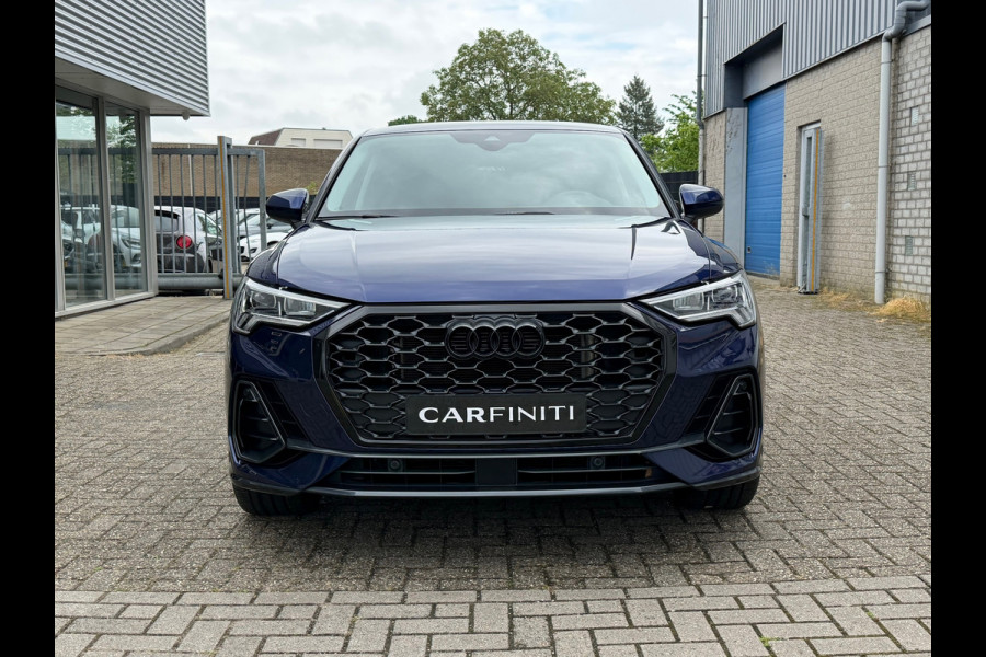 Audi Q3 Sportback 45 TFSI e S Edition 245 Pk | Navigatie | Voll Leder | ACC | Clima | Camera | 20"Licht metaal.